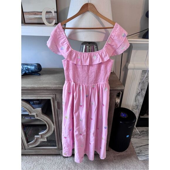NWOT Olivia Rubin Talia Midi Dress in Pink Size 8 - Picture 1 of 13
